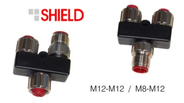 Splitter connector M8-M8, M12-M12, M8-M12